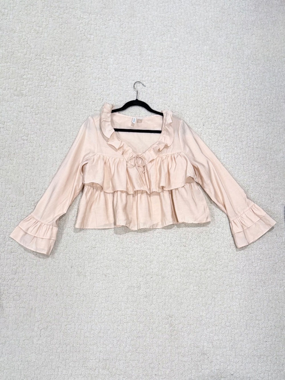 H&M Ruffle Blouse Size Medium
